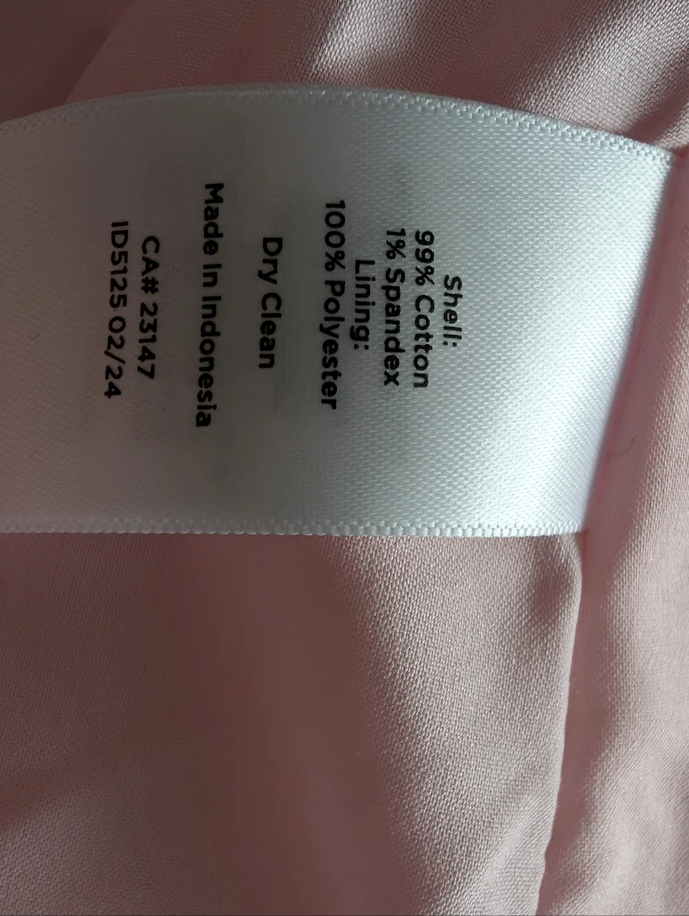 Talbots Textured Double Breasted Blazer Pink Size 12P - Picture 4 of 4
